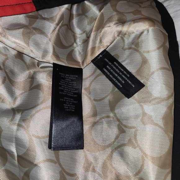 COACH New York Peacoat Lined Multi-Colored. - Picture 5 of 8